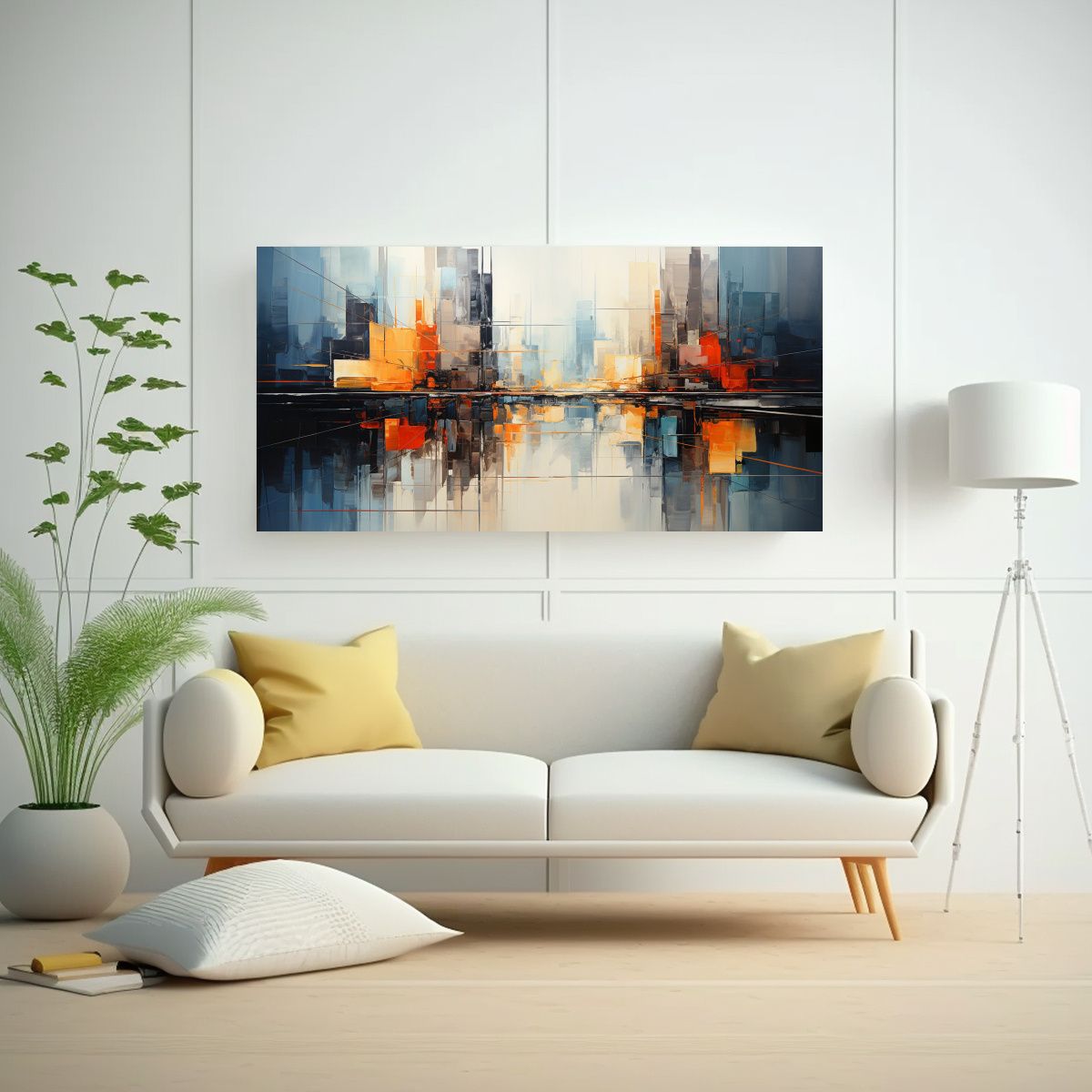 GENERICO - Tela En Bastidor Pintura Impresionista De 100x50 Cm