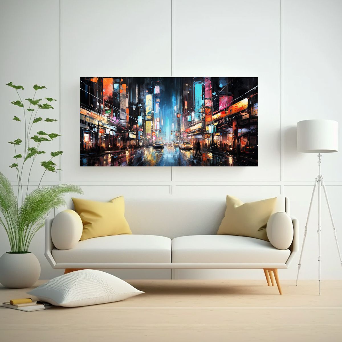 GENERICO - Pintura Decorativa Conceptual Mágica De Una 60x30 Cm