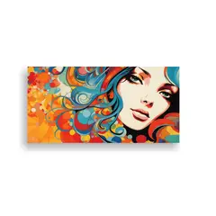 GENERICO - Cuadro Decorativo Pared Habitación Festival Amor 60x30 Cm