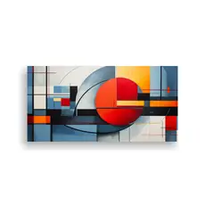 GENERICO - Pintura En Bastidor Vanguardia Para Oficina 100x50 Cm