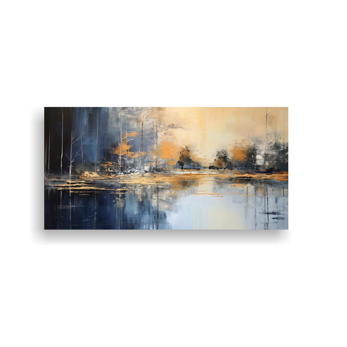 GENERICO - Cuadro De Pared Arte Abstracto De La Serenidad De 80x40 Cm