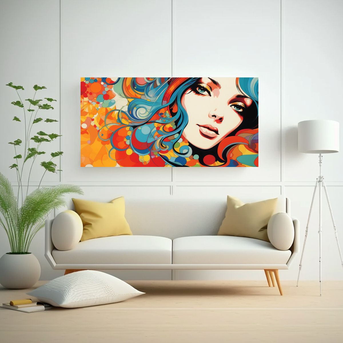 GENERICO - Cuadro Decorativo Pared Habitación Festival Amor 100x50 Cm