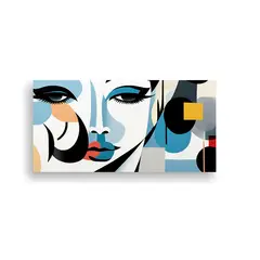 GENERICO - Cuadro Vintage Fantasia Craft Representación 100x50 Cm