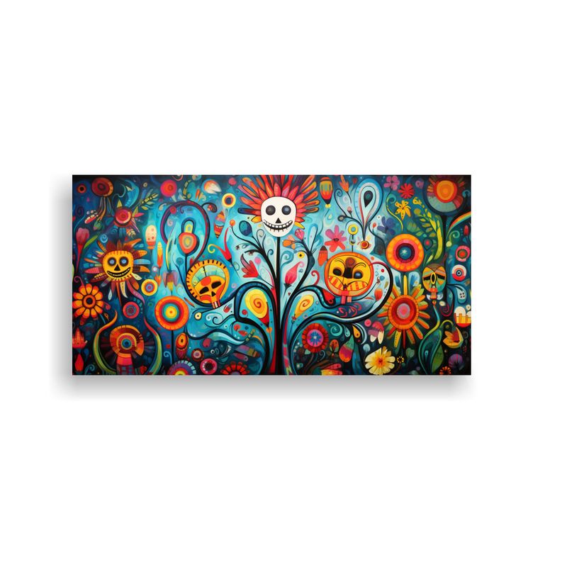 GENERICO - Composición Tela Sublimada Original Abstracta 80x40 Cm