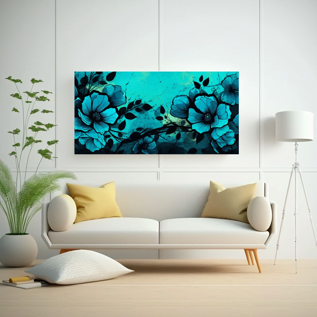 GENERICO - Pinturas Decorativas Modernas Y Elegantes En 60x30 Cm