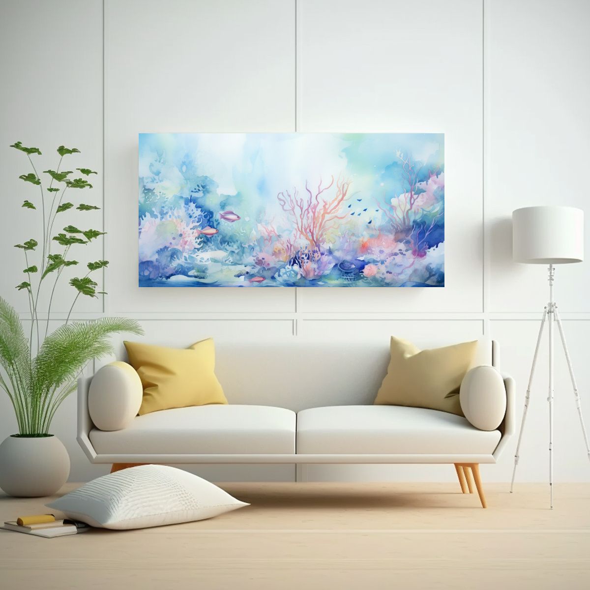 GENERICO - Pintura Decorativa Lienzo Espectacular De Escena 80x40 Cm