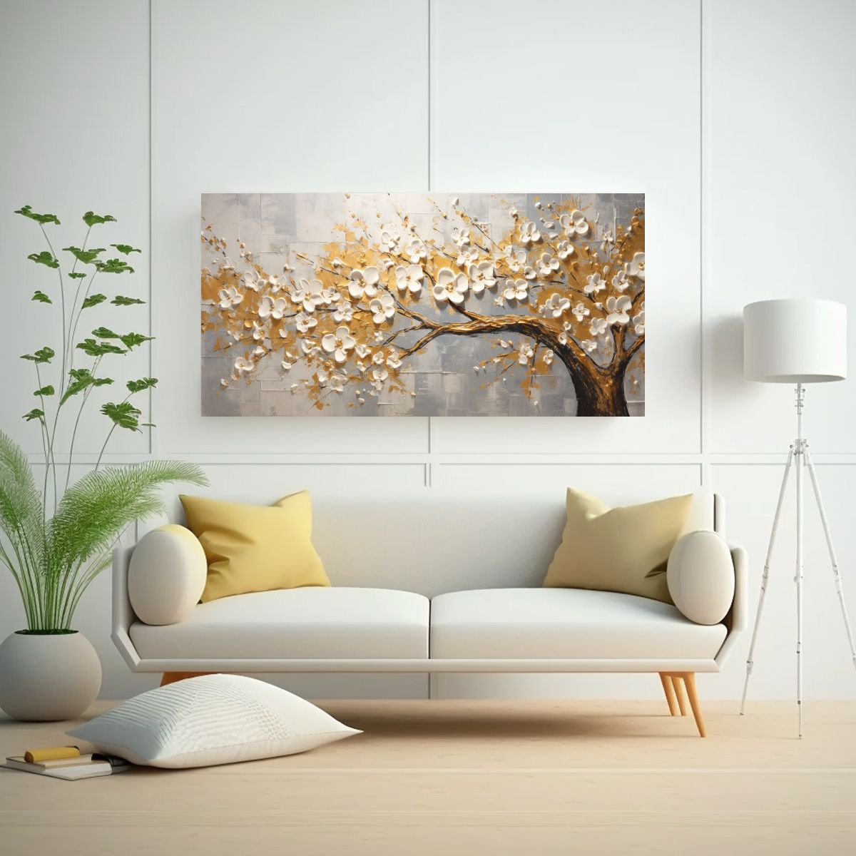 GENERICO - Cuadro Lienzo Sublimado Impacto Visual Pintura 60x30 Cm