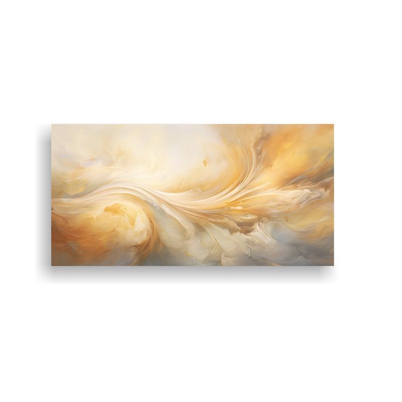 GENERICO - Lienzo Movimiento Belleza En Tela Con Patrones 100x50 Cm