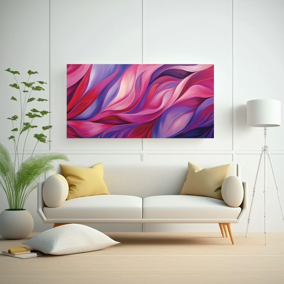 GENERICO - Cuadros Decorativos Con Patrones Abstractos 100x50 Cm