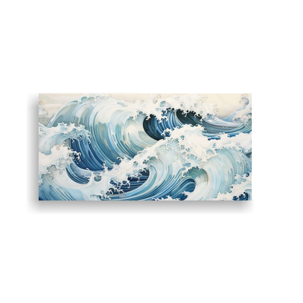 GENERICO - Cuadro Decorativo Figuras Belleza Abstracta De 60x30 Cm