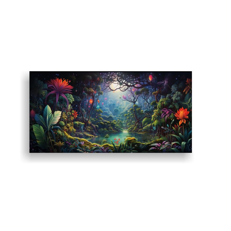 GENERICO - Pinturas Decorativas Lienzo Movimiento Unica 100x50 Cm