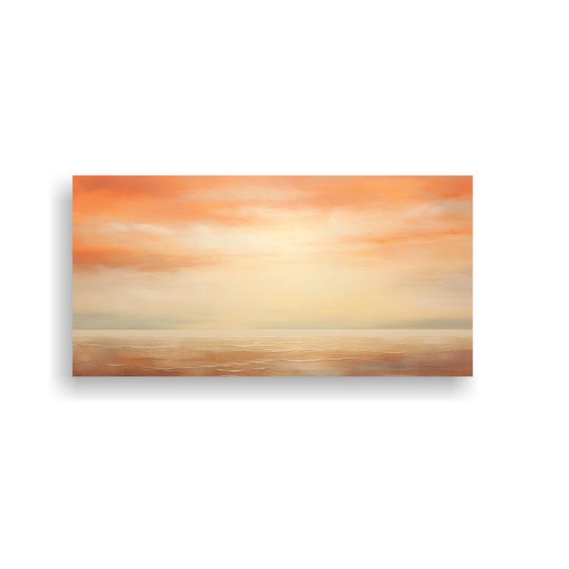 GENERICO - Pintura Decorativa Inspiradora De Atardecer 80x40 Cm