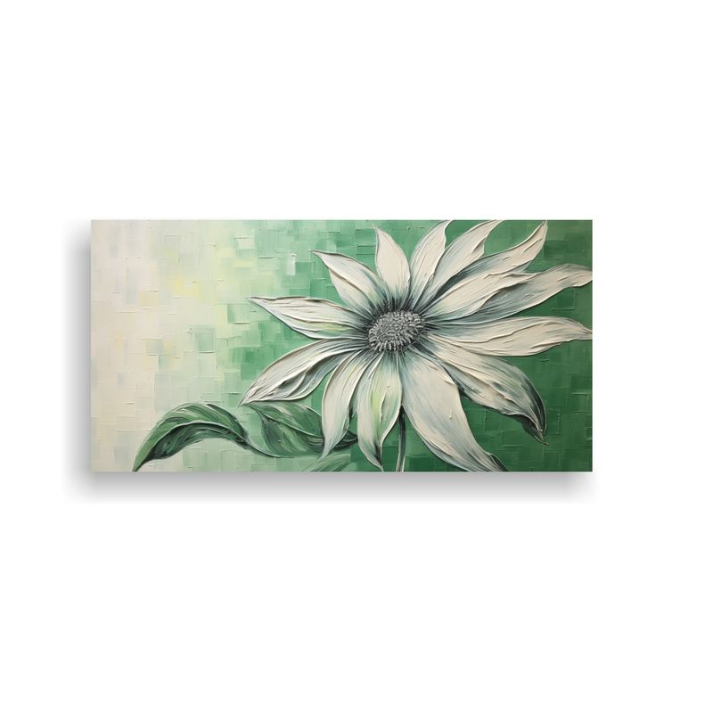 GENERICO - Pintura Floral En Lienzo Estilo Arte Fotográfico 60x30 Cm