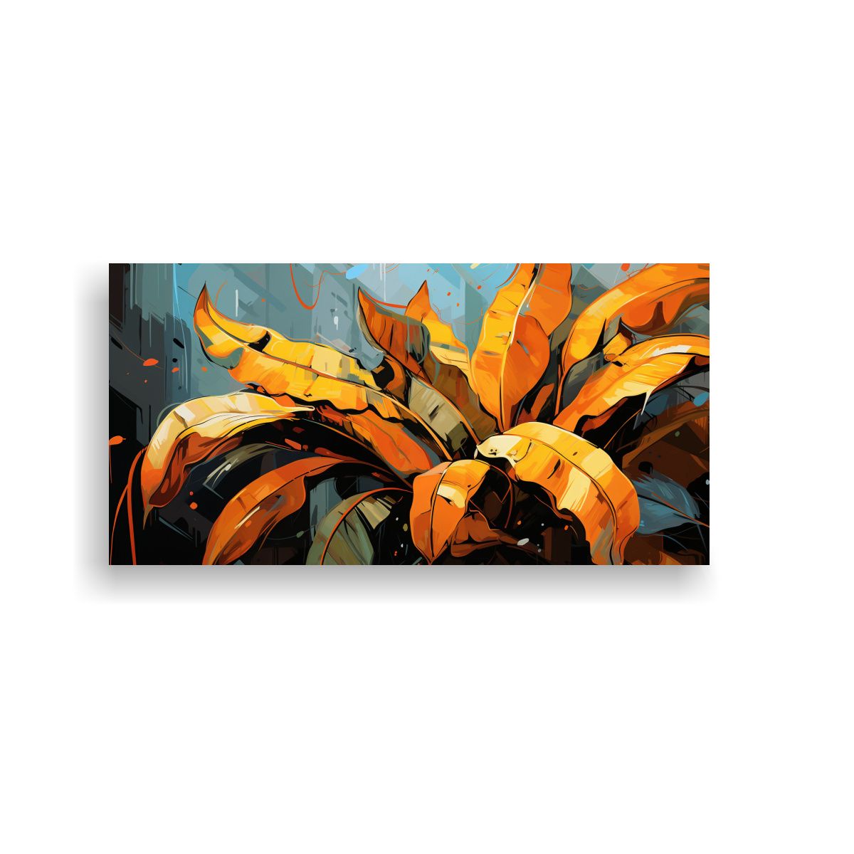 GENERICO - Pintura De Arte De Pared Inspiradora De Un Árbol 80x40 Cm