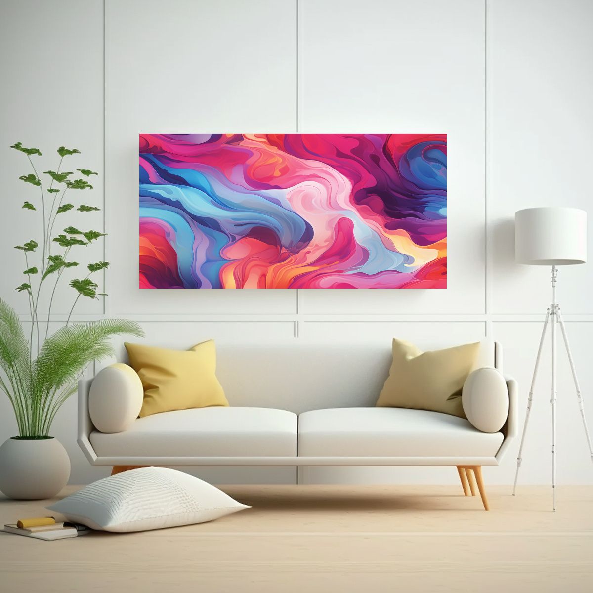 GENERICO - Generador De Patrones Abstractos Que Capturan La 80x40 Cm