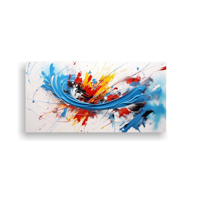 GENERICO - Pinturas Decorativas De Fusión Abstracta De Arte 60x30 Cm