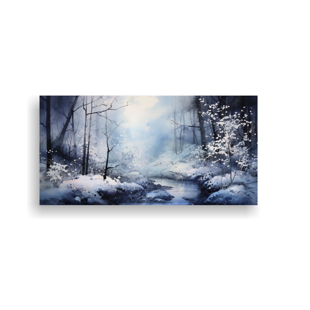 GENERICO - Pintura Decorativa De Paisaje Forestal En Sumie 60x30 Cm