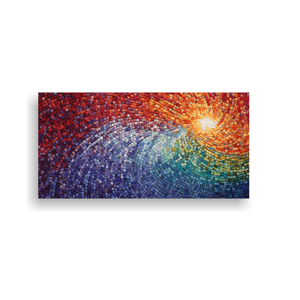 GENERICO - Pinturas Decorativas De Fusión Abstracta Vintage 80x40 Cm