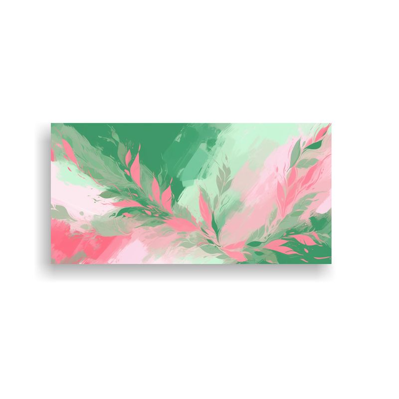 GENERICO - Pintura Decorativa Neonoir Habitación En Verde Y 80x40 Cm