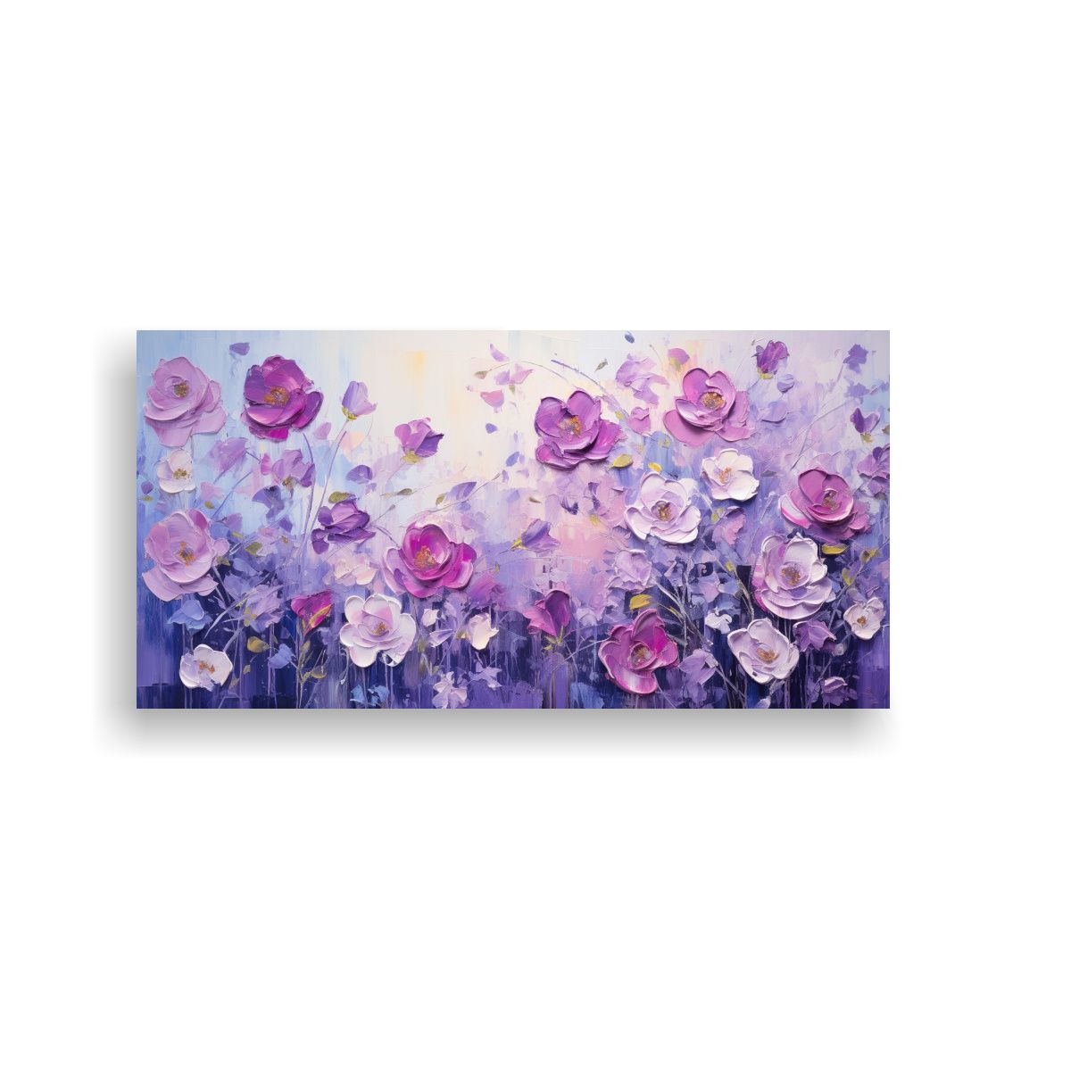 GENERICO - Exposición De Arte Decorativo Pintura De Flores 60x30 Cm