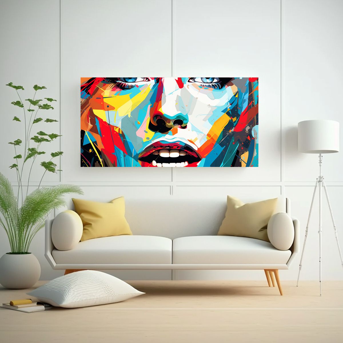 GENERICO - Pinturas Decorativas De Figuras Abstractas En 60x30 Cm
