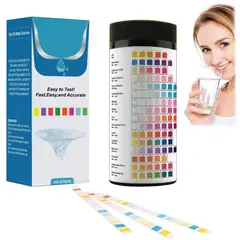 KUANGYE - Kit Calidad Pureza Agua Potable Tira 16en1 Grifo Pozo 100 Tiras