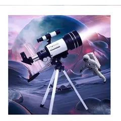 CASTLEN - Telescopio Astronómico Con Trípode y Soporte Para Teléfono 15X A 150X