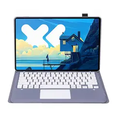 LENOVO - Tablet Xiaoxin Pad Pro 2025 8+256 12.7" WIFI-Gris con Teclado Morado