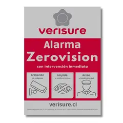CREA PRINT - Aviso en base aluminio Disuasiva Verisure Zerovision