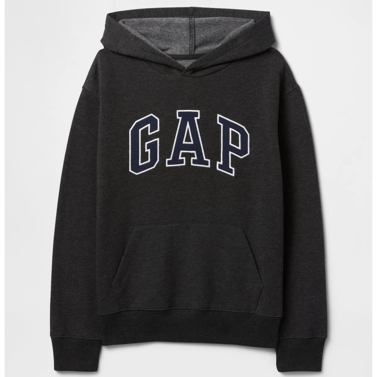 GAP - Polerón Niño Heritage Sin Cierre Gris GAP