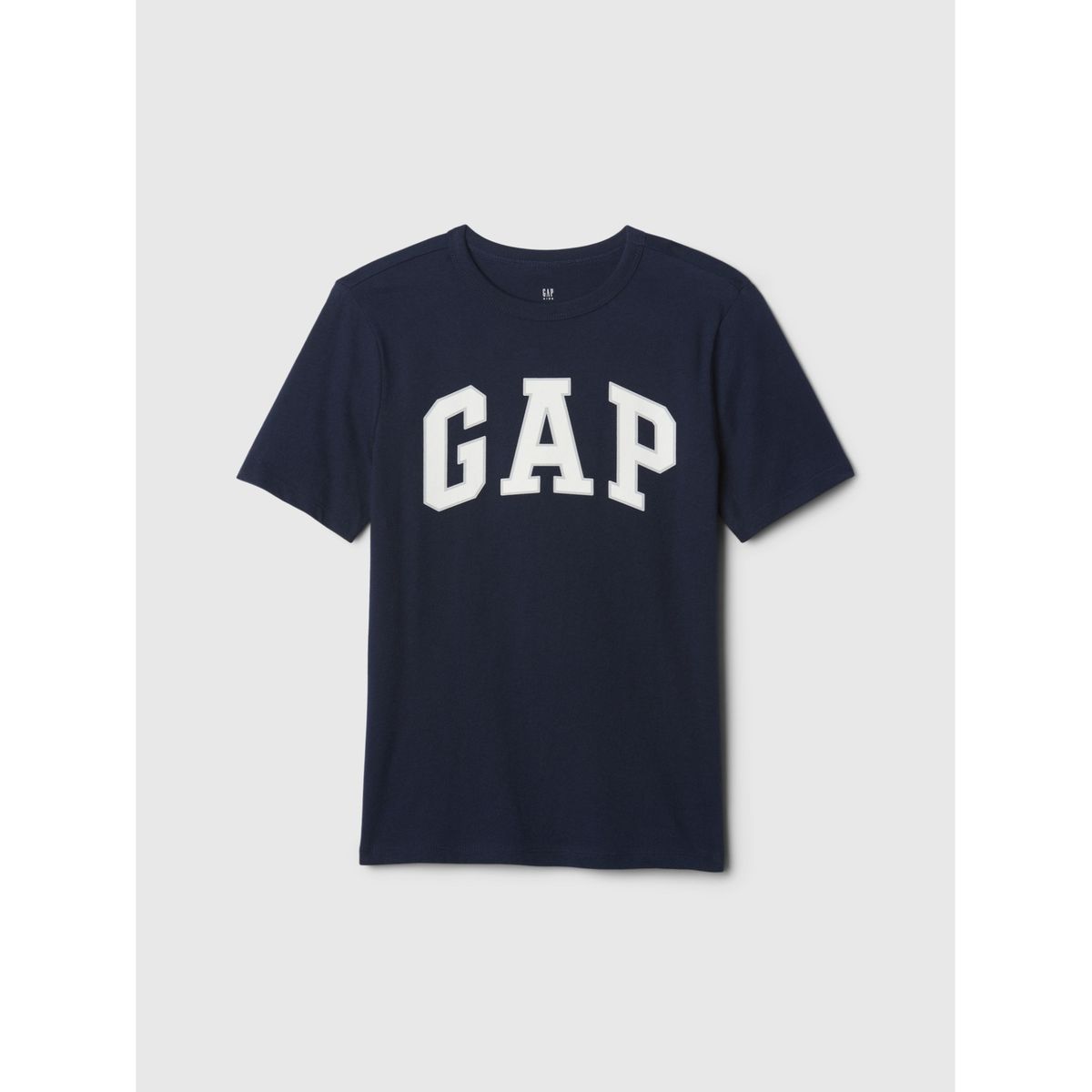 GAP - Polera Niño Basic Logo Manga Corta Azul GAP