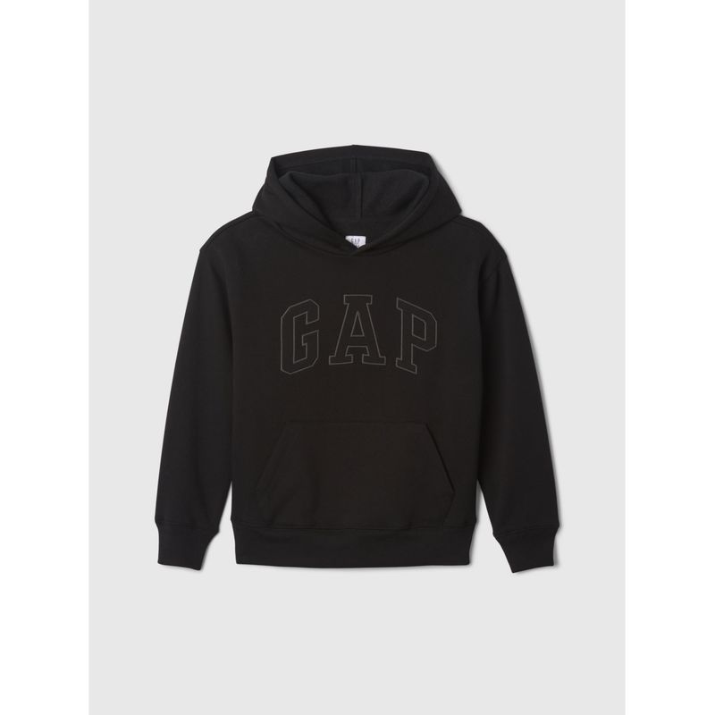 GAP - Polerón Niño Basic Heritage Sin Cierre Negro GAP