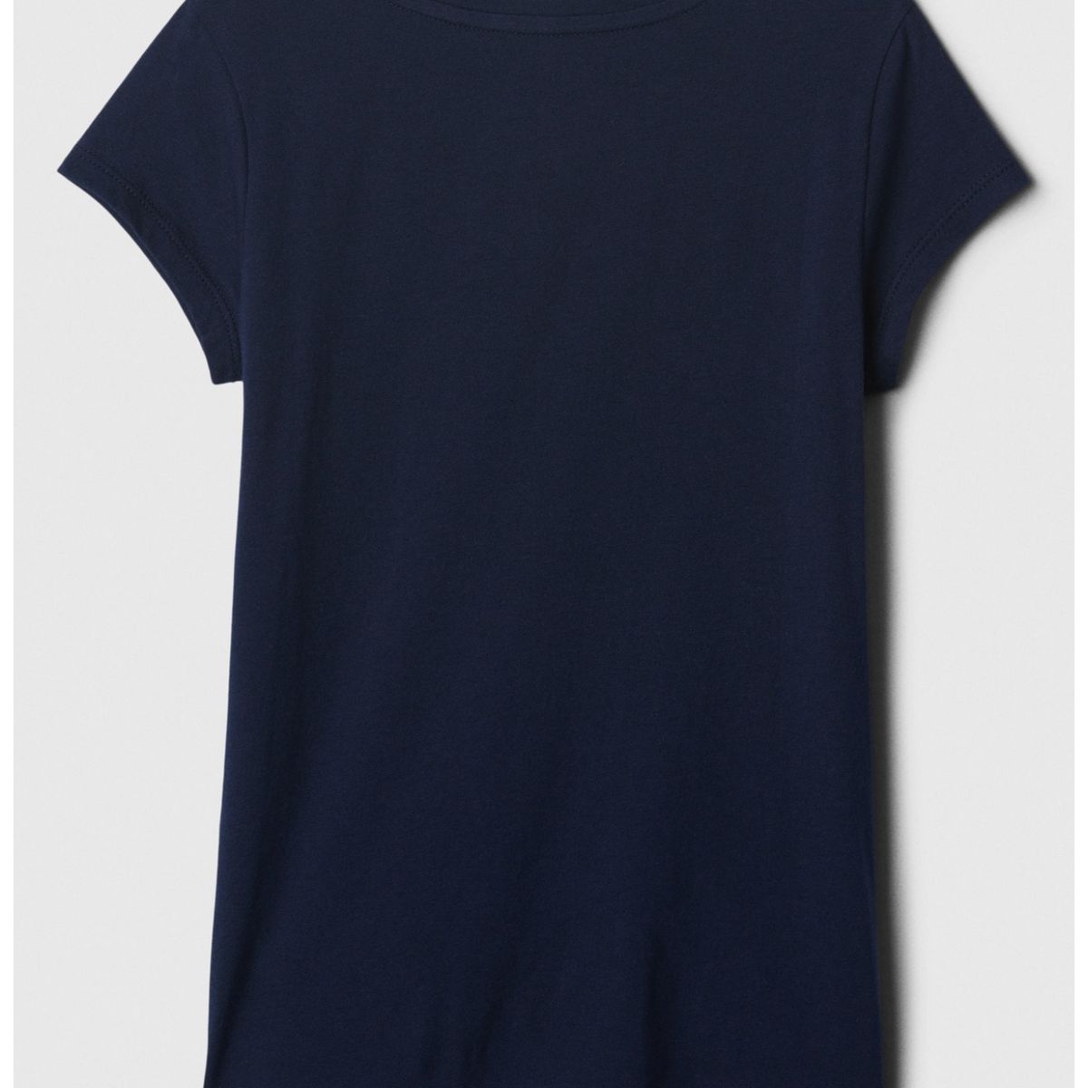 GAP - Polera Niña Logo Manga Corta Azul GAP