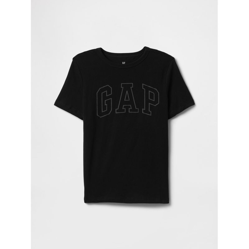 GAP - Polera Niño Basic Logo Manga Corta Negro GAP