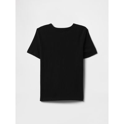 Imagen 2 del producto Polera Niño Basic Logo Manga Corta Negro