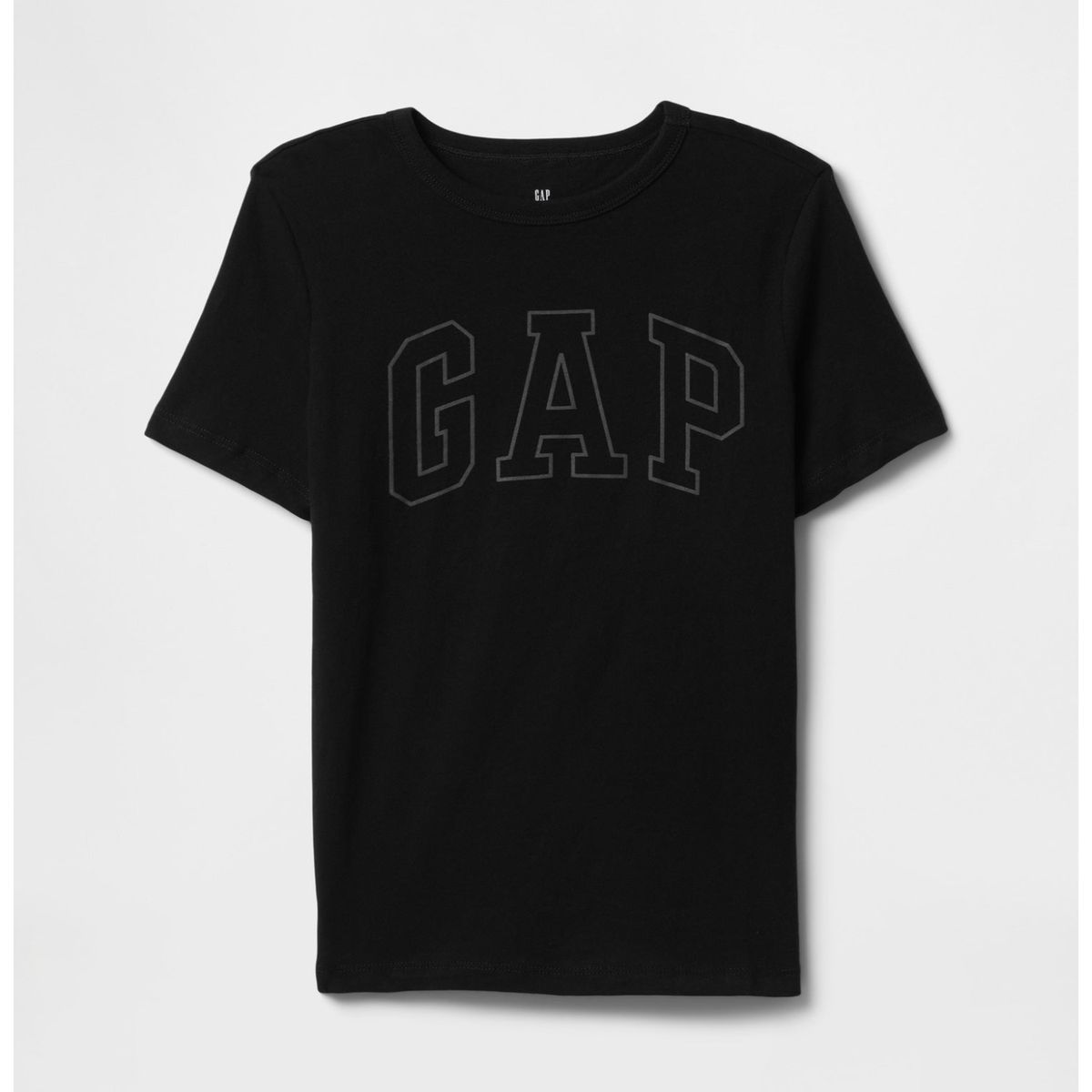 GAP - Polera Niño Basic Logo Manga Corta Negro GAP