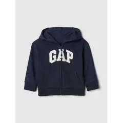 GAP - Polerón Toddler Niño Logo Con Cierre Azul Marino