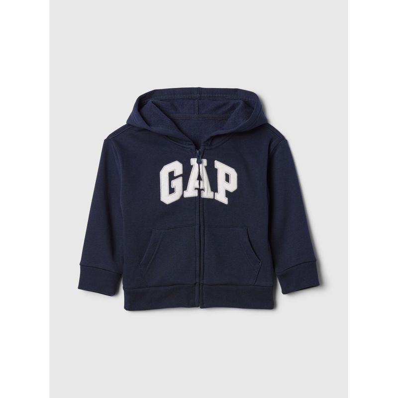 GAP - Polerón Toddler Niño Logo Con Cierre Azul Marino GAP