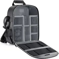 NEEWER - Mochila para Cámara 11L Negra con Interior Gris
