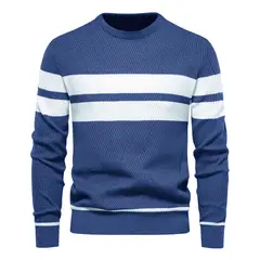 BLWOENS - Chaleco cerrado para Hombre - Azul