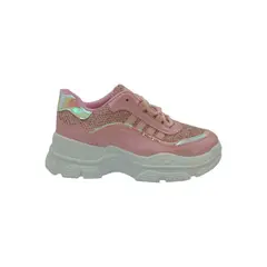 HERIEL - Zapatilla Rosa Plataforma Mujer.