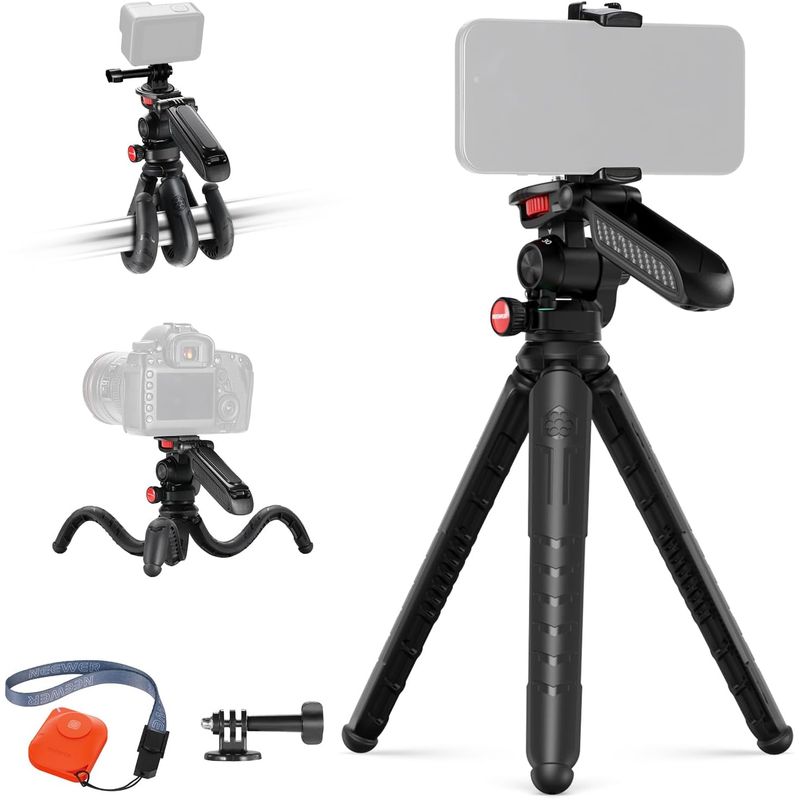 NEEWER - Trípode Flexible Neewer TP36 con Bola y Control Remoto