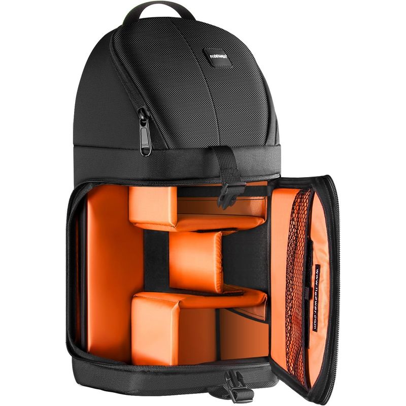 NEEWER - Mochila Bandolera para Cámara Neewer Interior Naranja