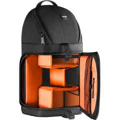 NEEWER - Mochila Bandolera para Cámara Interior Naranja
