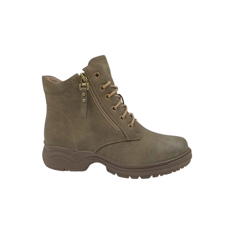 HERIEL - Botín Khaki Bajo Mujer.