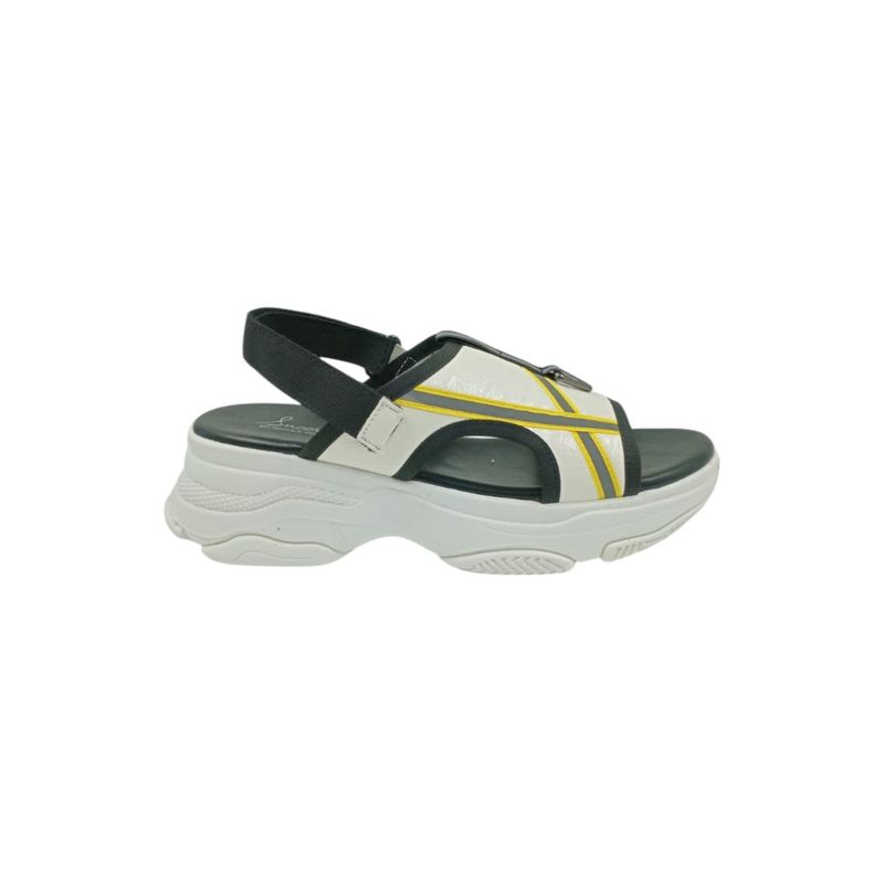 HERIEL - Sandalia Blanca Deportiva Mujer.