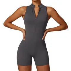 BLWOENS - Mono de yoga para mujer - Gris