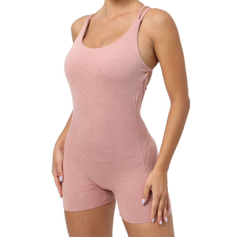 BLWOENS - Mono de yoga para mujer - Rosa