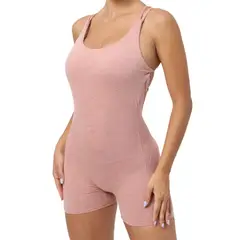 BLWOENS - Mono de yoga para mujer - Rosa