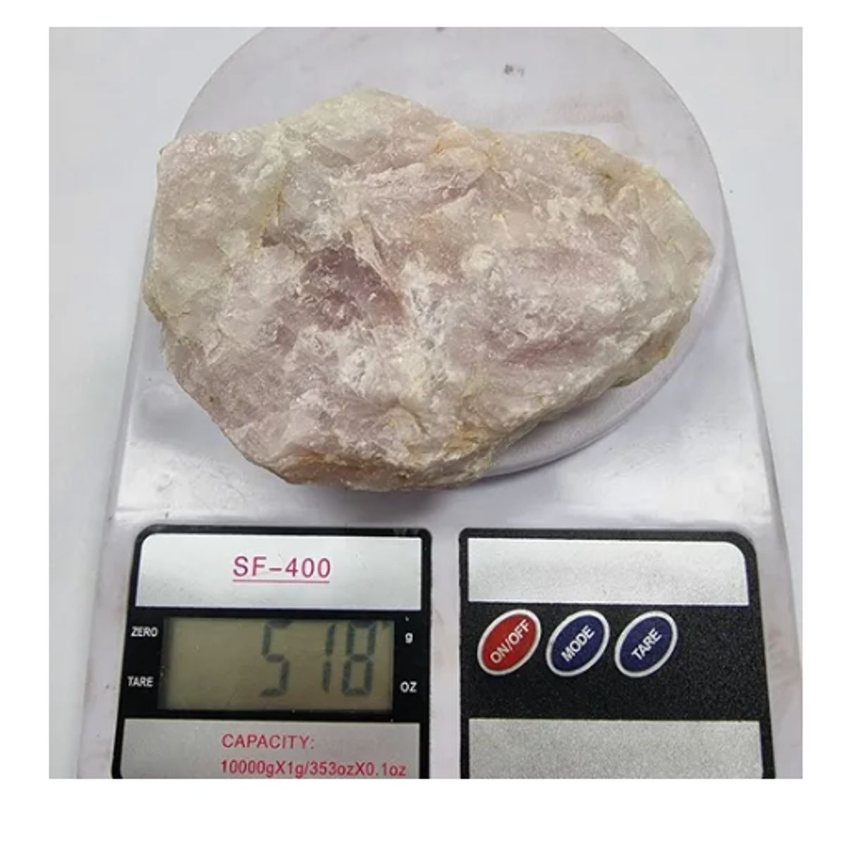 GENERICO - Increíble Roca De Cuarzo Real Natural  TM2.PESO 518 gramos